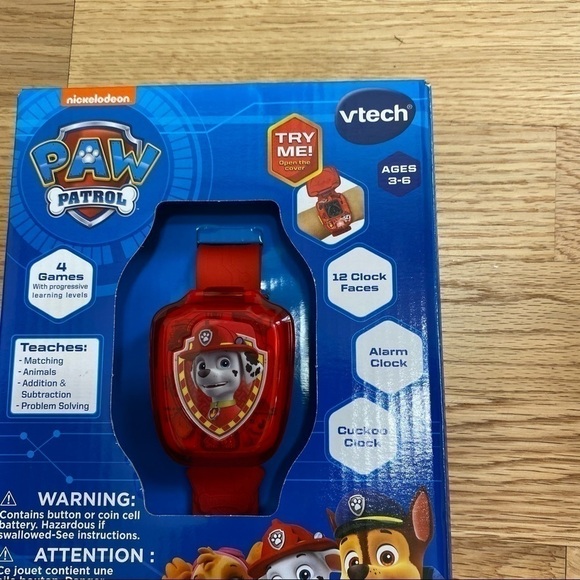 Paw Patrol Marshall Learning Watch V-tech NEW Red - Picture 4 of 8